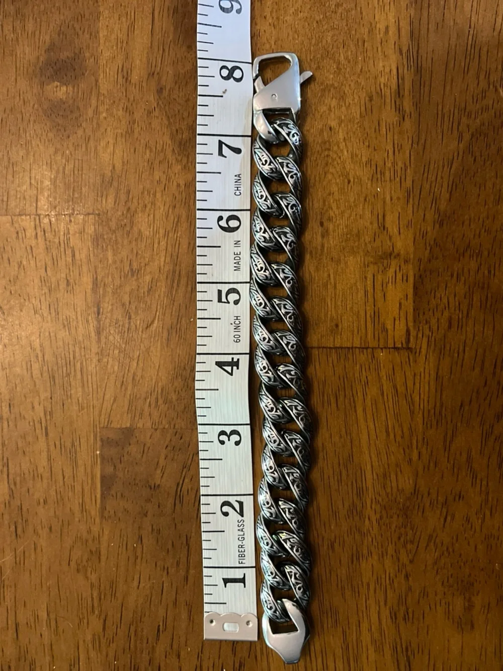 Heavy Men's Curb Cuban Chain Link 316L Stainless Steel Bracelet 8” X 5/8”